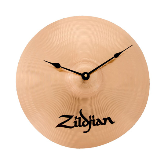 Zildjian drum clock Cymbal Clock 13"