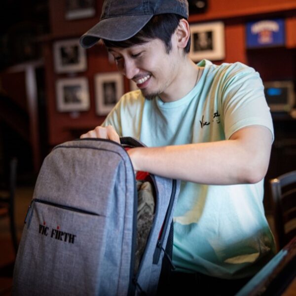 Vic Firth Grey Travel Backpack - Image 8